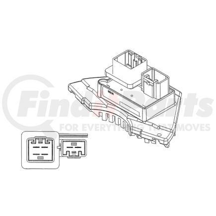 ABR35000P by MAHLE - HVAC Blower Motor Regulator