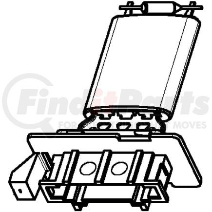 ABR98000P by MAHLE - Blower Motor Resistor