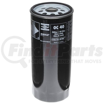 OC40 by MAHLE - Engine Oil Filter
