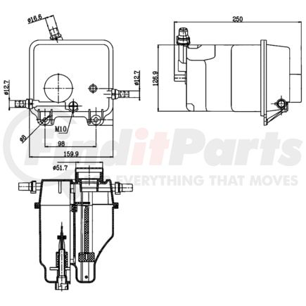CRT125000S by MAHLE - crt125000s