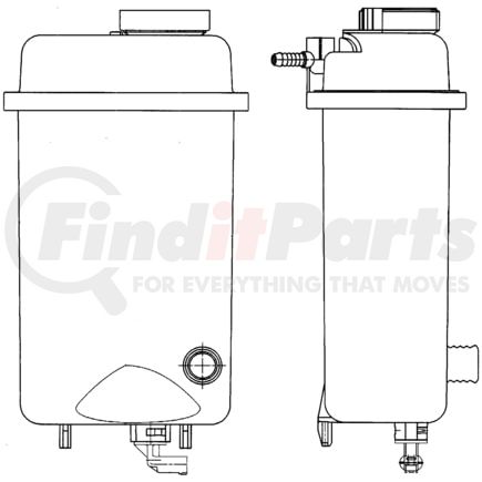 CRT52000S by MAHLE - Engine Coolant Reservoir