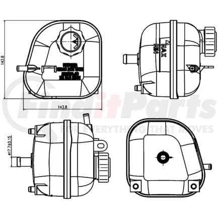 CRT85000S by MAHLE - crt85000s