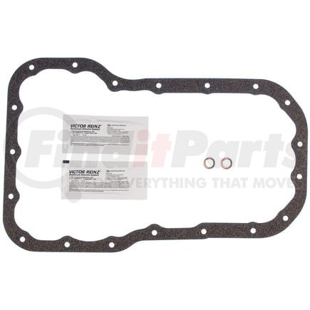 Mahle OS32081 Engine Oil Pan Gasket Set Engine Oil Pan Gasket Set