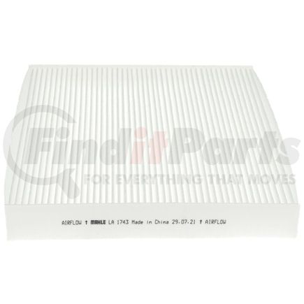 LA 1743 by MAHLE - Cabin Air Filter