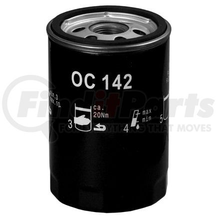 OC 142 by MAHLE - Engine Oil Filter