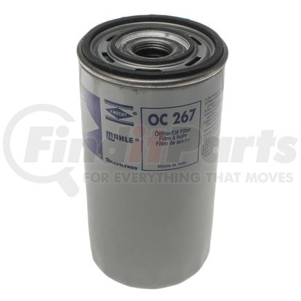 Mahle OC267 Engine Oil Filter Oil Filter - Spin-On