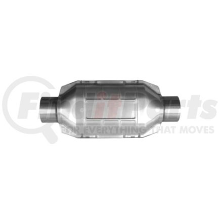 602207 by ANSA - Federal / EPA Catalytic Converter - Universal Pre-OBDII Standard Duty - 3.00" ID Neck / 3.00" ID Neck; Oval; 5.9L / 5500; O2 Port: None