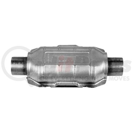 608405 by ANSA - Federal / EPA Catalytic Converter - Universal OBDII Enhanced - 2.25" ID Neck / 2.25" ID Neck; Oval; 5.9L / 6250; O2 Port: None