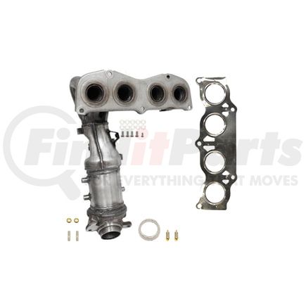 641232 by ANSA - Federal / EPA Catalytic Converter - Direct Fit w/ Integrated Manifold