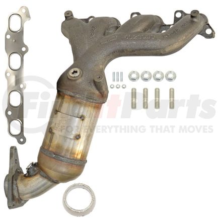 641339 by ANSA - Federal / EPA Catalytic Converter - Direct Fit w/ Integrated Manifold