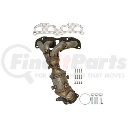 641428 by ANSA - Federal / EPA Catalytic Converter - Direct Fit w/ Integrated Manifold