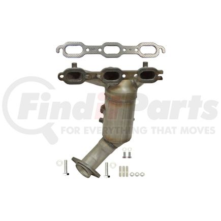 641457 by ANSA - Federal / EPA Catalytic Converter - Direct Fit w/ Integrated Manifold