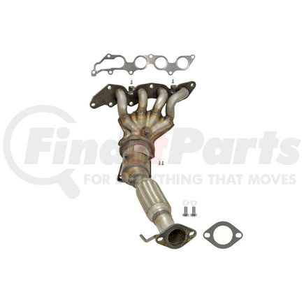 641460 by ANSA - Federal / EPA Catalytic Converter - Direct Fit w/ Integrated Manifold