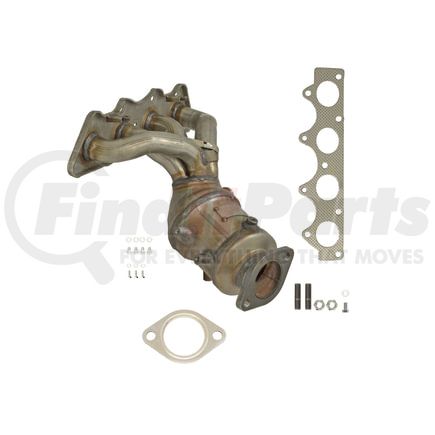 641502 by ANSA - Federal / EPA Catalytic Converter - Direct Fit w/ Integrated Manifold