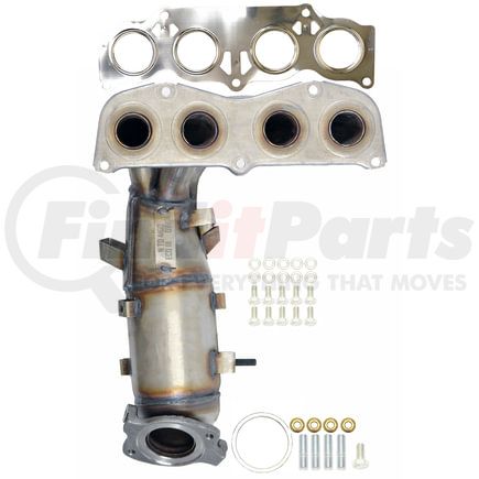 641518 by ANSA - Federal / EPA Catalytic Converter - Direct Fit w/ Integrated Manifold