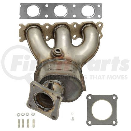 641537 by ANSA - Federal / EPA Catalytic Converter - Direct Fit w/ Integrated Manifold