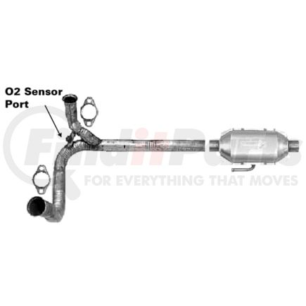 645933 by ANSA - Federal / EPA Catalytic Converter - Direct Fit