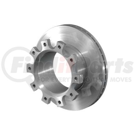 10020682 by CONMET - Disc Brake Rotor Kit - 430 mm. Rotor, OD-Piloted U-Shape, Front and Drive Axle, for Heavy Duty, Freightliner