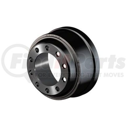 10080760 by CONMET - Brake Drum - Rear, TruTurn, 16.5 in. dia. x 8 in. Width, 10-Bolt Holes