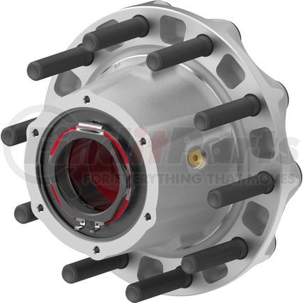 10086813 by CONMET - Drum Brake and Hub Assembly - Preset Plus, Parallel Spindle, Aluminum Hub, 2.91 in. Stud