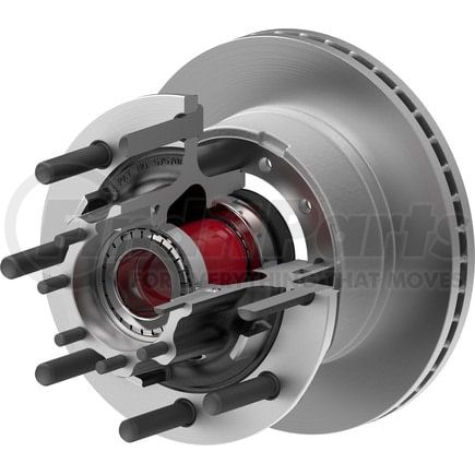 10119602 by CONMET - Iron PreSet Hub/Rotor F Drive