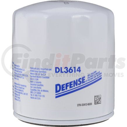 DL3614 by FRAM - Defense Filters, DL3614, Oil Filters