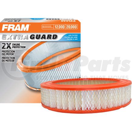 CA4325 by FRAM - Round Plastisol Air Filter