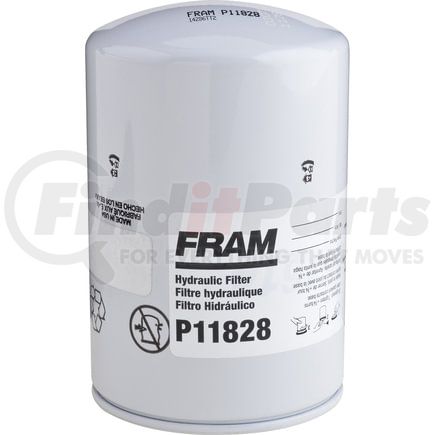 P11828 by FRAM - Hydraulic Spin-on Filter