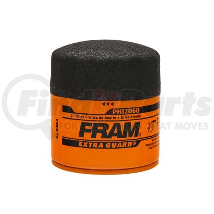 PH12060 by FRAM - Engine Oil Filter - Spin-On, 3.33" Height, 3.00" OD, Metric Thread, 19-25 PSI Bypass