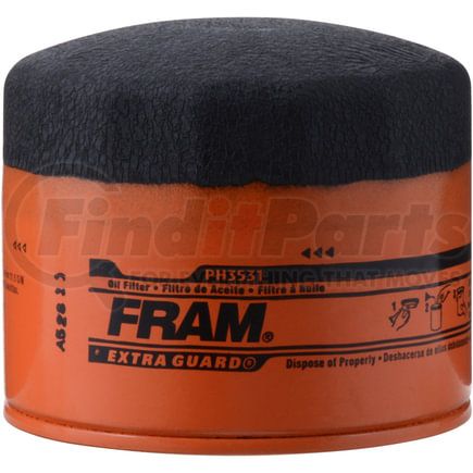 PH3531 by FRAM - Spin-on Oil Filter