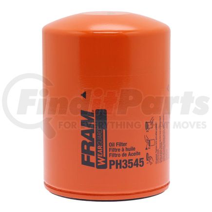FRAM PH3545FP Engine Oil Filter HD Spin-on Oil Filter Fleet Pack
