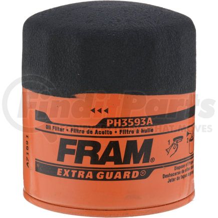 PH3593AFP by FRAM - Spin-on Oil Filter Fleet Pack