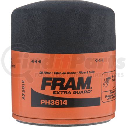 PH3614FP by FRAM - Replacement for Fram - Oil Filter
