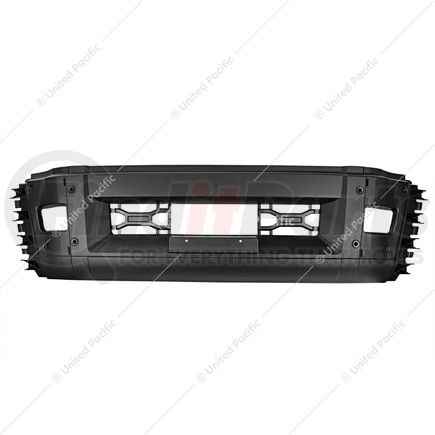 41806 by UNITED PACIFIC - Replacement Center Bumper For 2018-2024 Volvo VNL, Black, OE 82750060