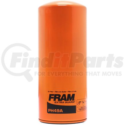 PH49A by FRAM - Replacement for Fram - Oil Filter