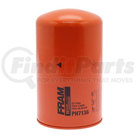 PH7136 by FRAM - Spin-on Oil Filter