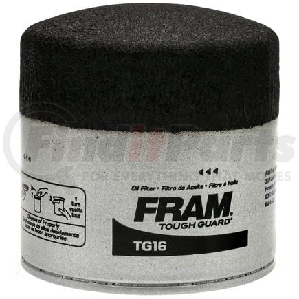 TG16 by FRAM - Tough Guard Full-Flow Spin-On Lube Oil Filter