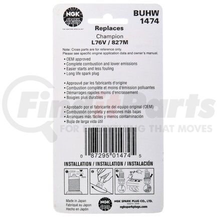 1474 by NGK SPARK PLUGS - Spark Plug