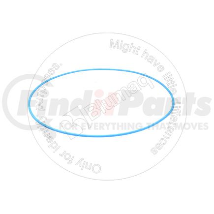 327-3965 by BLUMAQ - Multi-Purpose Seal Ring - D-Ring, Curved ID, Rubber, 367 mm. ID, Rubber, 377 mm. OD