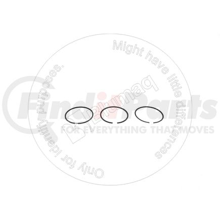 334-1996 by BLUMAQ - PISTON RING KIT