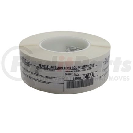 68568146AA by MOPAR - LABEL