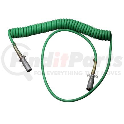 421206 by TRAMEC SLOAN - Cable, ABS, Coil, 7-Way Metal, ABS Green, 20', 12 Leads