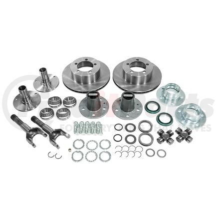 YA WU-07 by YUKON - Spin Free Locking Hub Conversion Kit for D30/D44 TJ XJ YJ 27spl 5 x 4.5