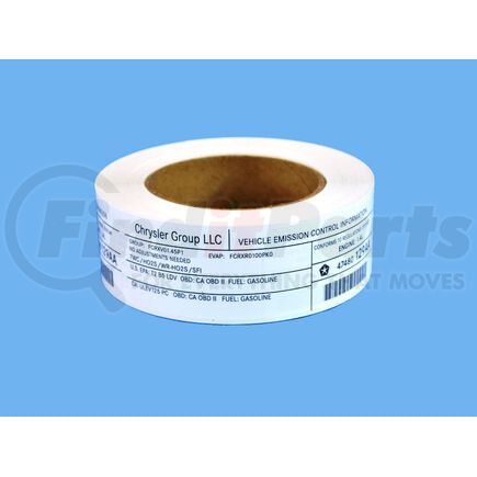 47480129AA by MOPAR - LABEL