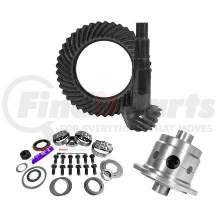YGK2164 by YUKON - 11.25" Dana 80 3.54 Rear Ring & Pinion, Install Kit, 35 Spline Posi, 4.125" BRG