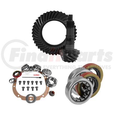 YGK2219 by YUKON - 8.8" Ford 4.11 Rear Ring & Pinion, Install Kit, 2.25" OD Axle Bearings & Seals