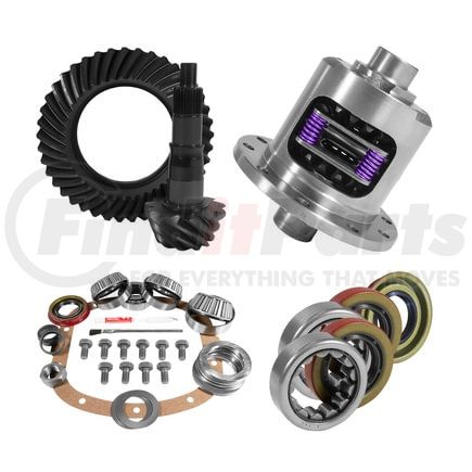 YGK2244 by YUKON - 7.5/7.625 GM 3.23 Rear Ring & Pinion, Install Kit, 28spl Posi, Axle Bearings