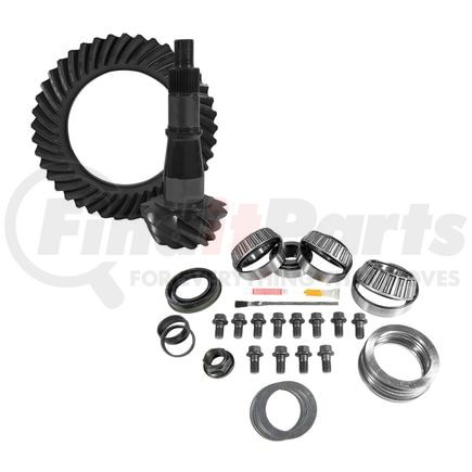 YGK2251 by YUKON - 9.5" GM 4.56 Rear Ring & Pinion, Install Kit, Axle Bearings & Seals
