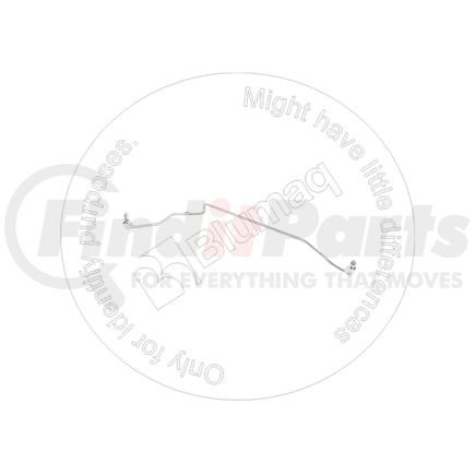 7N-2875 by BLUMAQ - Fuel Injector Line - 20.5" Long, No. 5 Cylinder