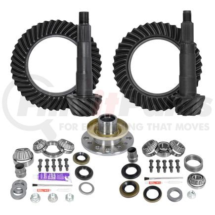 YGKT002-488 by YUKON - Ring & Pinion Gear Kit Package Front & Rear with Install Kits - Toyota 8/7.5R